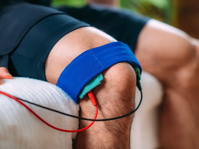 Magnawave PEMF device used alongside physical therapy to support pain and inflammation relief