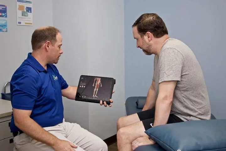 A private treatment room for focused, one-on-one care at Focus Physical Therapy